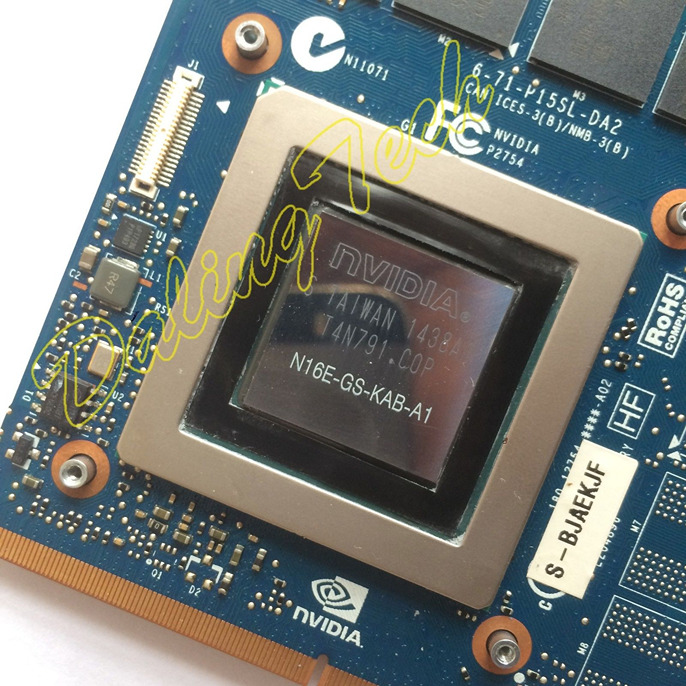 Nvidia GeForce GTX 965M Graphics GPU Card N16E-GS 4Gb For DELL